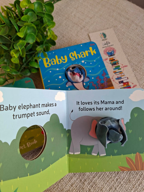 Baby Elephant | Finger Puppet