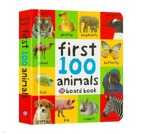 First 100 Animals - Board Book