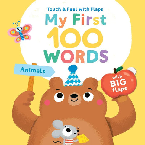 My First 100 Words Touch & Feel With Flaps Animals